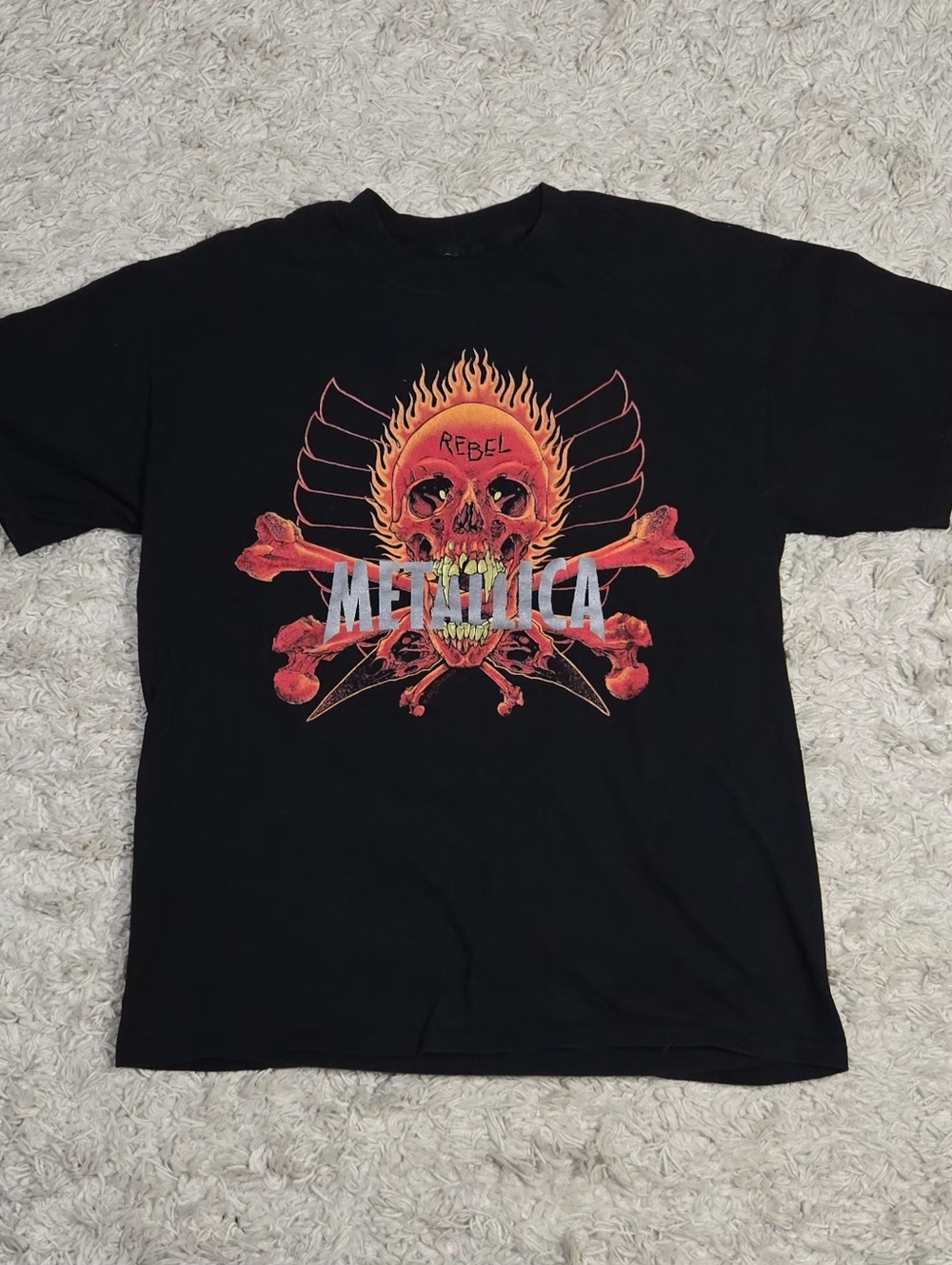 VTG 97' Metallica Rebel Artimonde Pushead Tee L